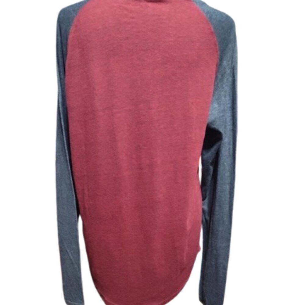 Zoo York Round Neck Long Sleeve Women's' Size M/M/M Skater Shirt Gray, and Red - Picture 3 of 10
